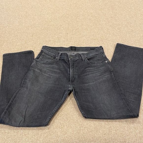 Citizens of Humanity Bowery Standard Slim Stretch 33/29.5 Faded Black Men - Picture 2 of 12